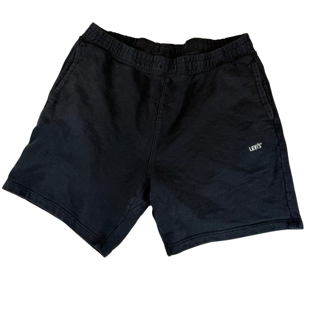Levi's Gold Tab Black Sweat Shorts Size L